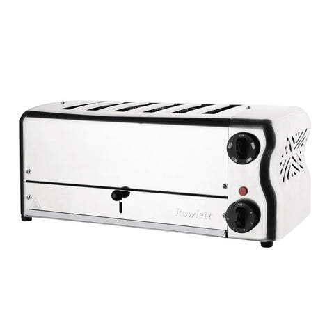 CH185-A Rowlett Esprit 6 Slot Toaster Chrome with Elements & Sandwich Cage CH185-A