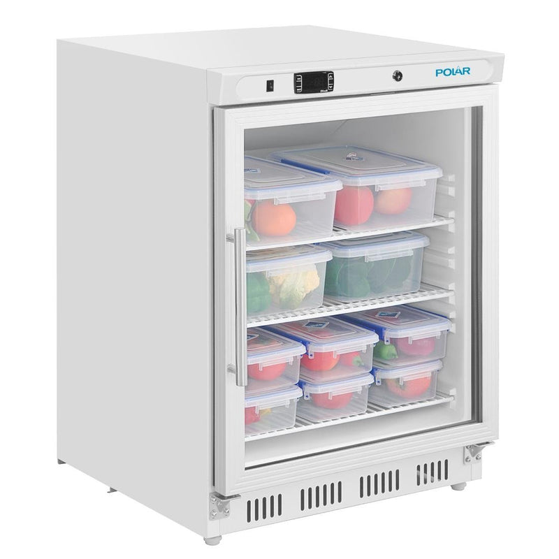 Polar C-Series Under Counter White Display Fridge 150Ltr CZ785-A