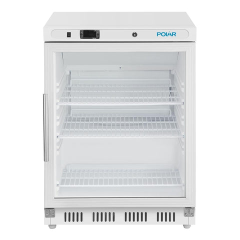 Polar C-Series Under Counter White Display Fridge 150Ltr CZ785-A