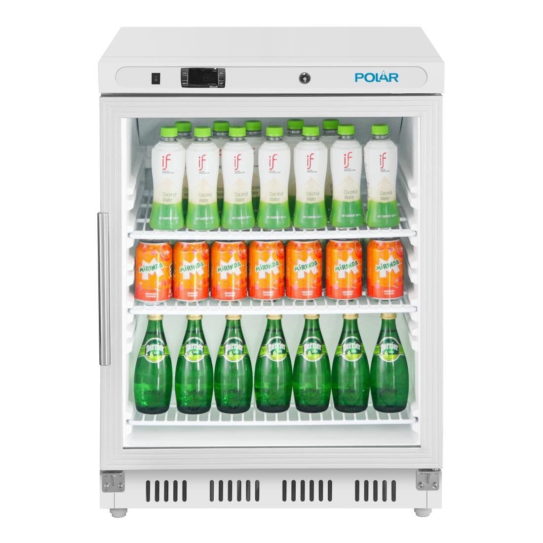 Polar C-Series Under Counter White Display Fridge 150Ltr CZ785-A