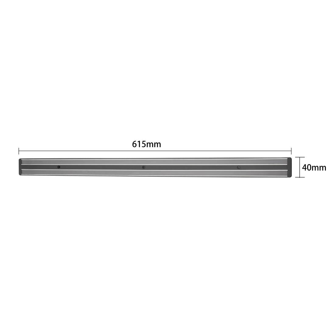 Vogue Magnetic Large Knife Rack 61cm D722