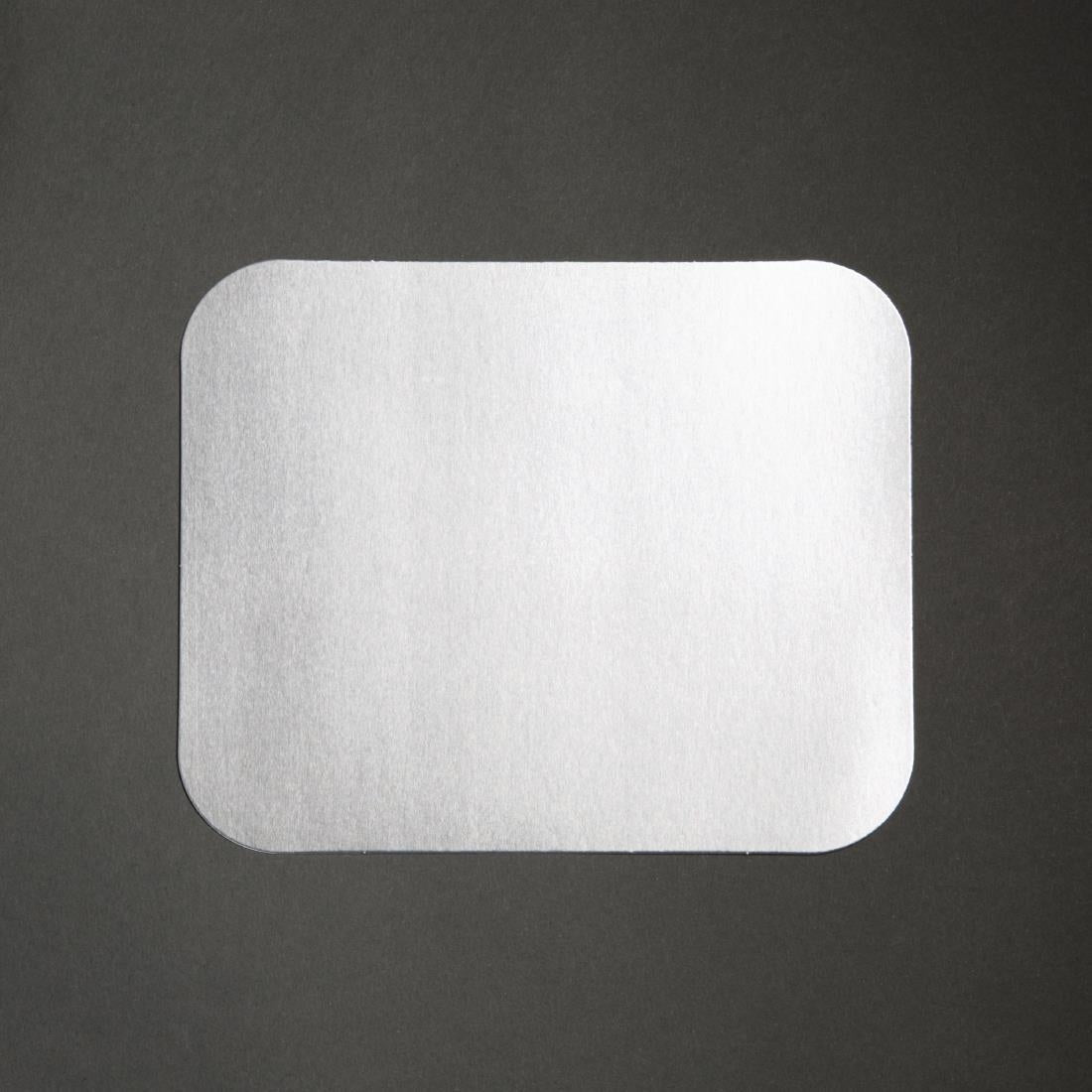 Waxed Lids for Fiesta Recyclable Medium Foil Containers (Pack of 500) DA087