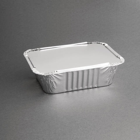 Waxed Lids for Fiesta Recyclable Medium Foil Containers (Pack of 500) DA087