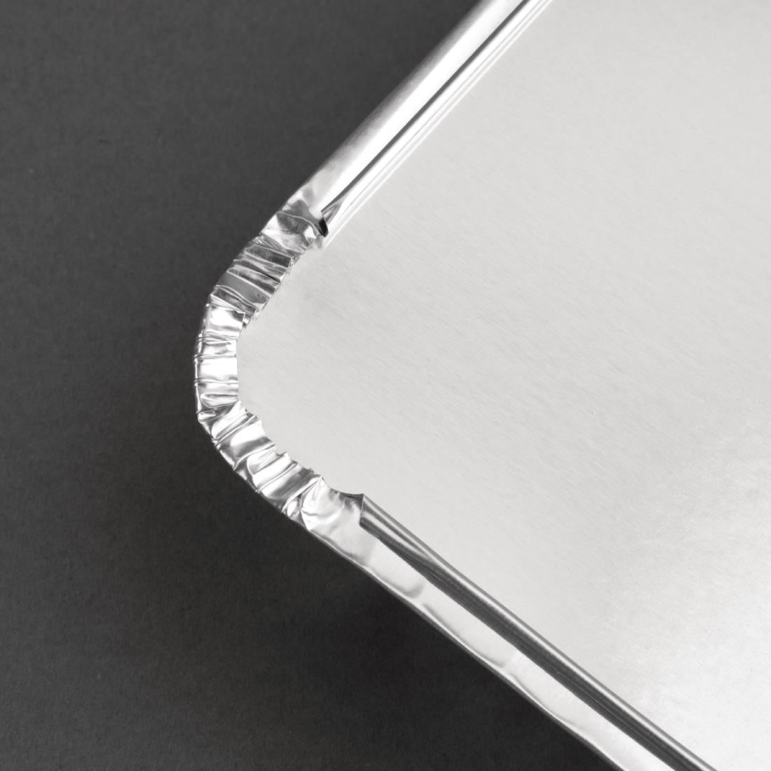 Waxed Lids for Fiesta Recyclable Medium Foil Containers (Pack of 500) DA087