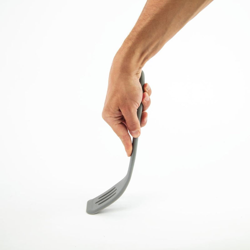 Vogue Silicone High Heat Flexible Slotted Turner 295mm DA524