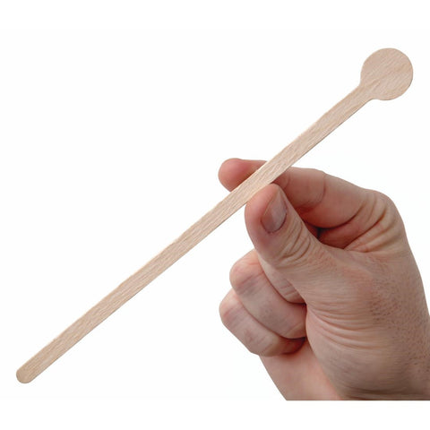 Fiesta Biodegradable Wooden Cocktail Stirrers 200mm (Pack of 100) DB494