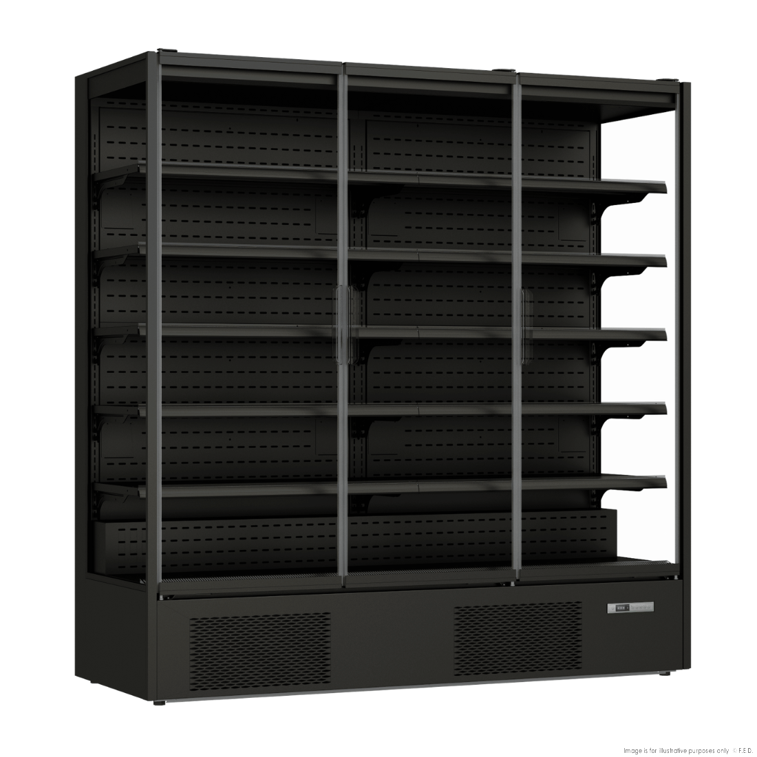 Thermaster Supermarket Panorama 3-Door Chiller Display - DC-187B
