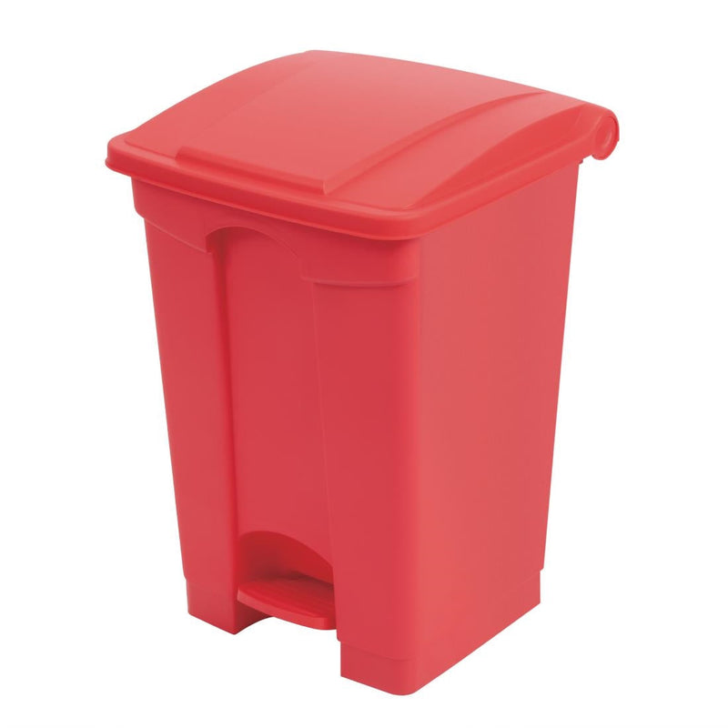Jantex Kitchen Pedal Bin Red 45Ltr DC708
