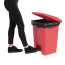 Jantex Kitchen Pedal Bin Red 45Ltr DC708