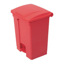 Jantex Kitchen Pedal Bin Red 65Ltr DC710