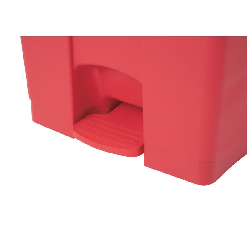Jantex Kitchen Pedal Bin Red 65Ltr DC710