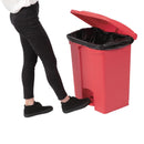 Jantex Kitchen Pedal Bin Red 65Ltr DC710