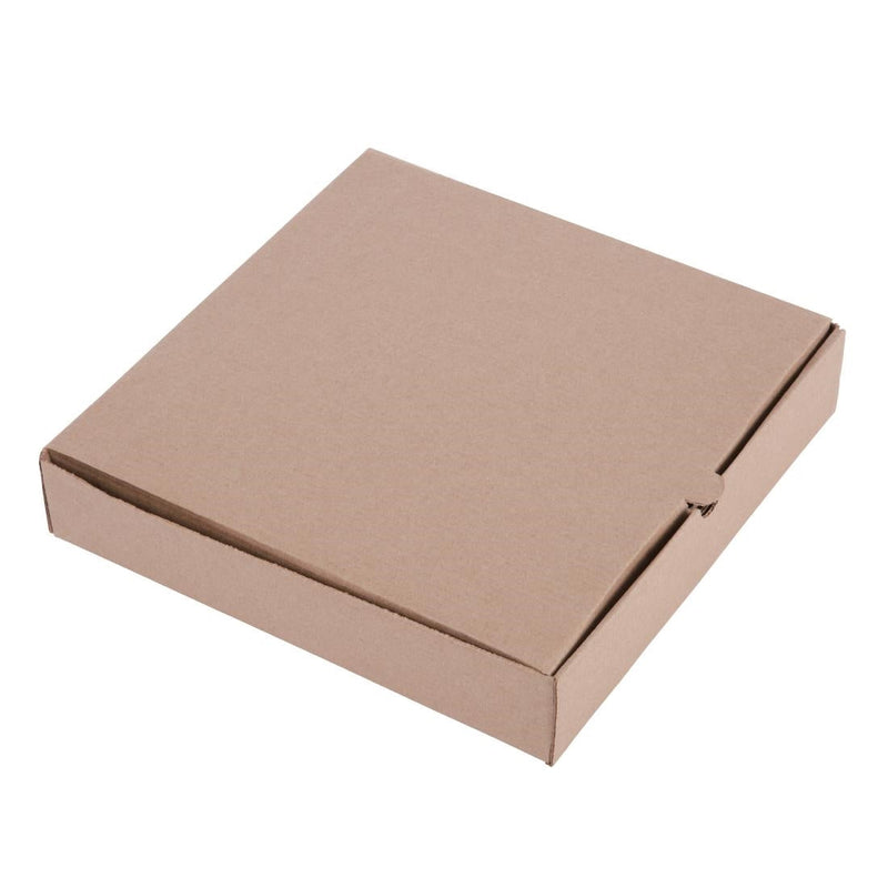 Fiesta Compostable Plain Pizza Pack Boxes 228mm (Pack of 100) DC723
