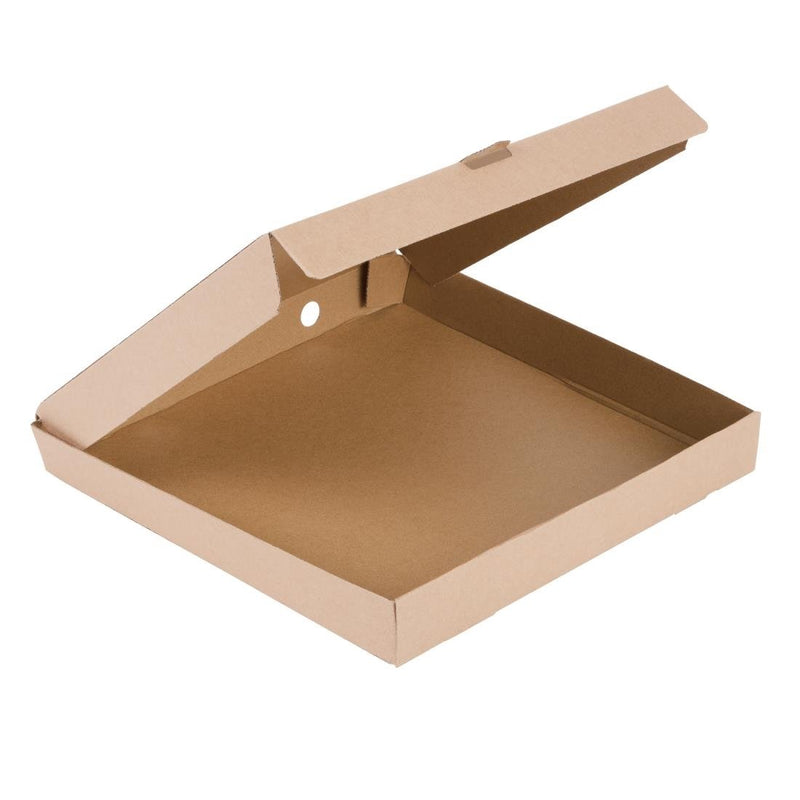 Fiesta Compostable Plain Pizza Pack Boxes 355mm (Pack of 50) DC725