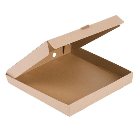 Fiesta Compostable Plain Pizza Pack Boxes 355mm (Pack of 50) DC725