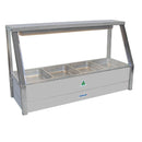 Roband Food Bar E14R Single Row with Rear Roller Doors 4x1/2 Size 65mm Pans DD112