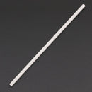 Fiesta Compostable Paper Straws White 6mm (Pack of 250) DE925