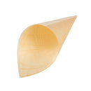 Fiesta Compostable Biodegradable Wooden Cones 75mm DK389