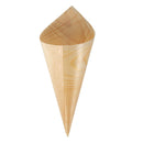 Fiesta Compostable Biodegradable Wooden Cones 75mm DK389