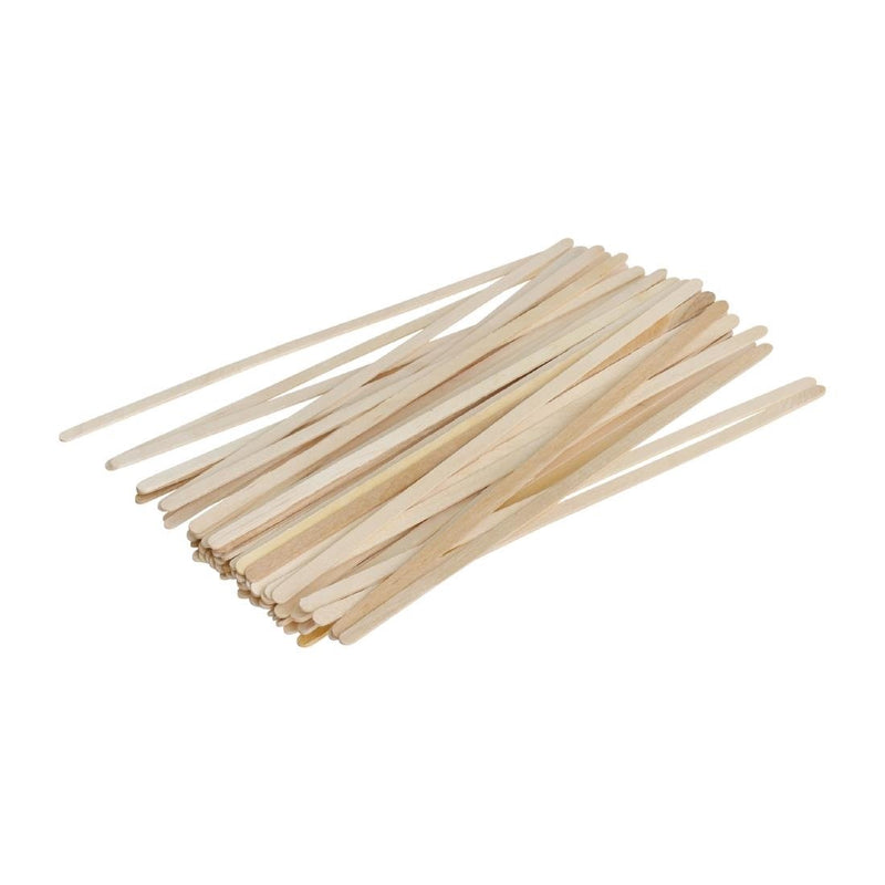 Fiesta Compostable Biodegradable Wooden Coffee Stirrers 140mm (Pack of 1000) DK392