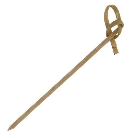 Fiesta Compostable Biodegradable Bamboo Looped Skewers 90mm (Pack of 100) DK396