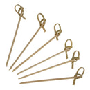 Fiesta Compostable Biodegradable Bamboo Looped Skewers 90mm (Pack of 100) DK396