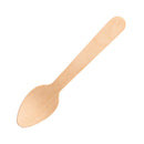 Fiesta Compostable Biodegradable Wooden Teaspoons (Pack of 100) DK398