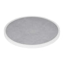 Bolero Fibre Glass Round Table Top Grey Stone Effect 580mm DL485