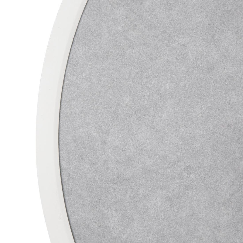 Bolero Fibre Glass Round Table Top Grey Stone Effect 580mm DL485