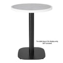 Bolero Fibre Glass Round Table Top Grey Stone Effect 580mm DL485