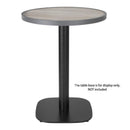Bolero Fibre Glass Round Table Top Wood Effect 580mm DL486