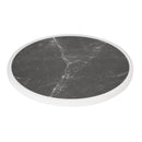 Bolero Fibre Glass Round Table Top Dark Granite Effect 580mm DL487