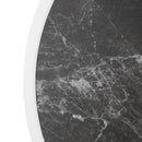 Bolero Fibre Glass Round Table Top Dark Granite Effect 580mm DL487