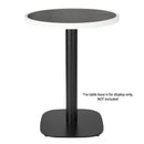 Bolero Fibre Glass Round Table Top Dark Granite Effect 580mm DL487