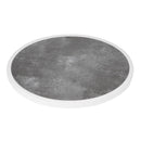 Bolero Fibre Glass Round Table Top Dark Stone Effect 580mm DL488