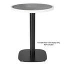 Bolero Fibre Glass Round Table Top Dark Stone Effect 580mm DL488