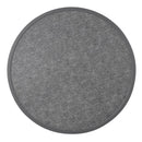 Bolero Fibre Glass Round Table Top Brushed Black 580mm DL489