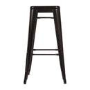 Bolero High Metal Bar Stools Black (Pack of 4) DL881