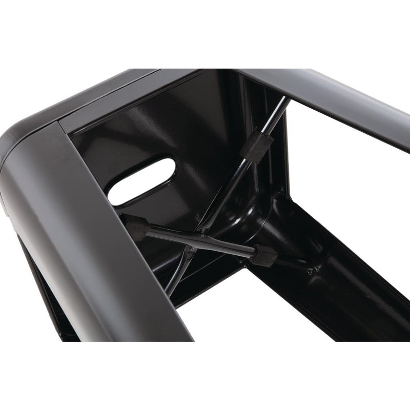 Bolero High Metal Bar Stools Black (Pack of 4) DL881