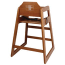 Bolero Wooden High Chair Dark Wood Finish DL901