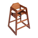Bolero Wooden High Chair Dark Wood Finish DL901