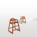 Bolero Wooden High Chair Dark Wood Finish DL901