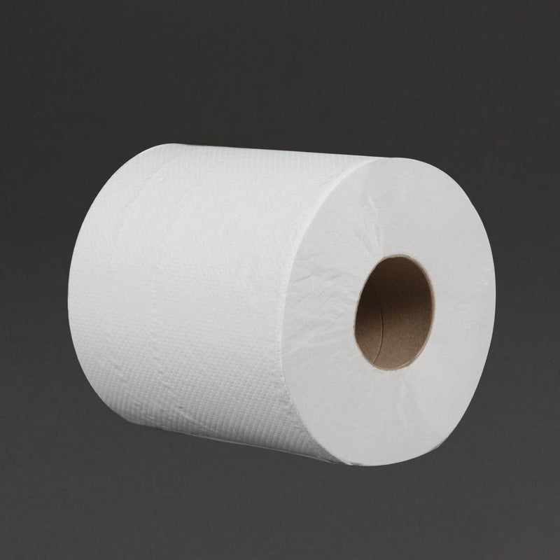 Jantex Centrefeed White Roll Paper Towels (Pack of 6) DL920