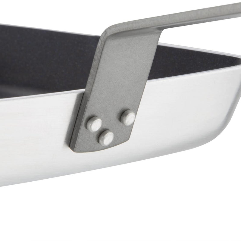 Vogue Square Non Stick Ribbed Skillet Pan 240mm DL942
