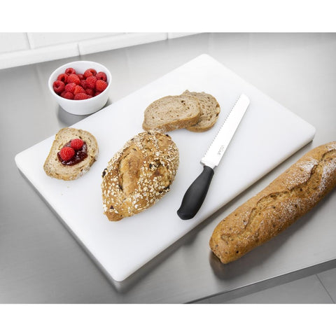 Hygiplas Extra Thick Low Density Chopping Board White - 450x300x20mm DM001