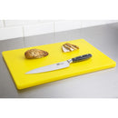 Hygiplas Extra Thick Low Density Chopping Board Yellow - 450x300x20mm DM002