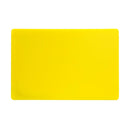 Hygiplas Extra Thick Low Density Chopping Board Yellow - 450x300x20mm DM002