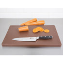 Hygiplas Extra Thick Low Density Chopping Board Brown - 450x300x20mm DM003