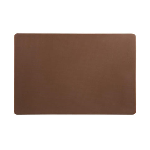 Hygiplas Extra Thick Low Density Chopping Board Brown - 450x300x20mm DM003