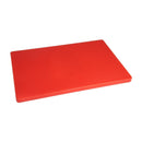 Hygiplas Extra Thick Low Density Chopping Board Red - 450x300x20mm DM004